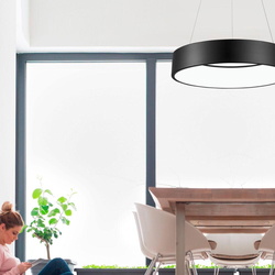 LED Pendelleuchte Rando in Schwarz 42W 2520lm
