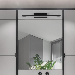 LED Wandleuchte Mondrian in Schwarz 12W 913lm IP44