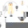 Philips LED Lampe ersetzt 40 W, E27 Tropfenform P45, klar, warmweiß, 475 Lumen, dimmbar, 4er Pack