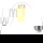 Philips LED Lampe ersetzt 60 W, E27 Standardform A60, klar, warmweiß, 810 Lumen, dimmbar
