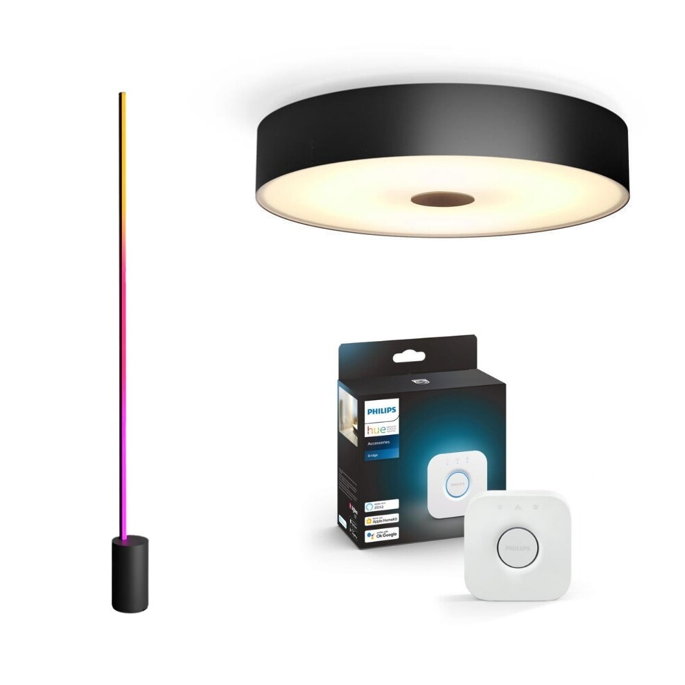 Philips Hue Bluetooth Wohnzimmerset in Schwarz