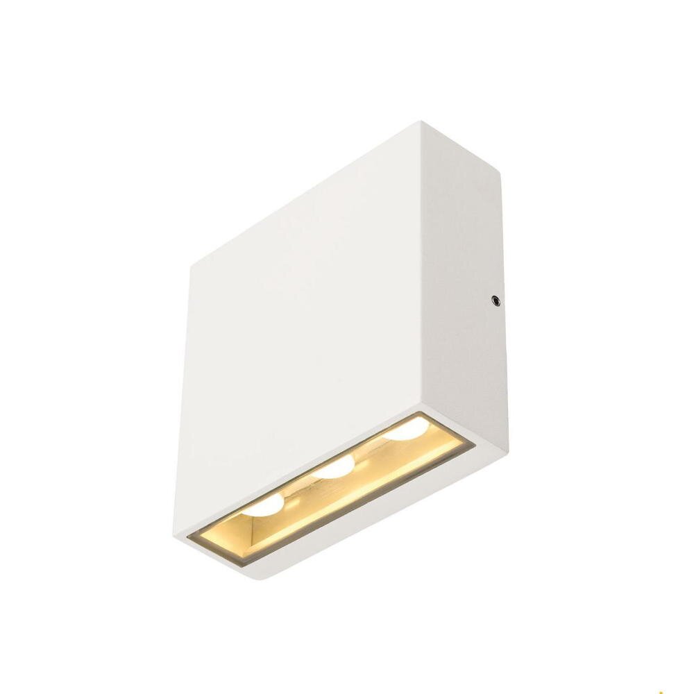 LED Wandleuchte Big Quad in Weiß 8,2W 1280lm IP54