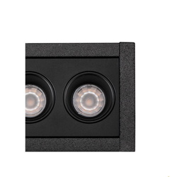 LED Deckeneinbauleuchte Milandos in Schwarz 8W 2080lm...