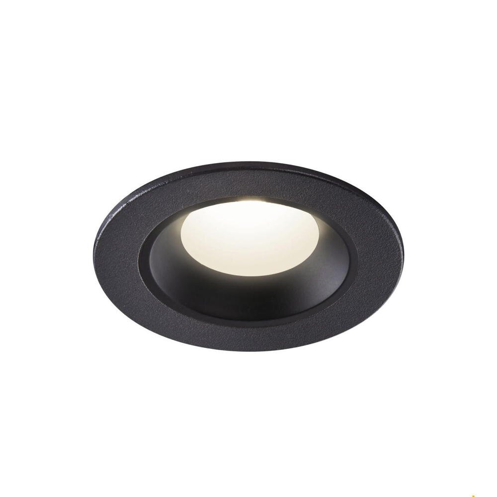 LED Deckeneinbauleuchte Numinos in Schwarz 7W 710lm IP44 4000K 55° günstig online kaufen