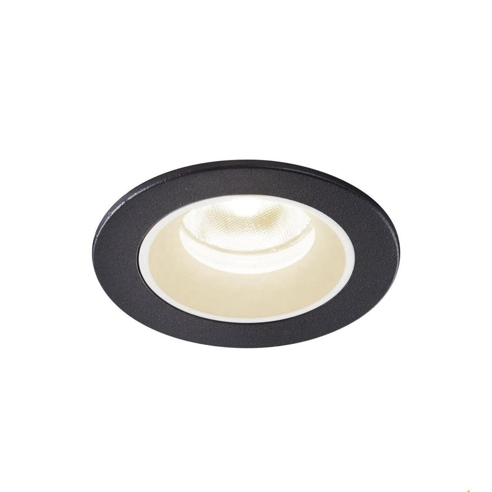 LED Deckeneinbauleuchte Numinos in Schwarz und Weiß 7W 740lm IP44 4000K 55° günstig online kaufen