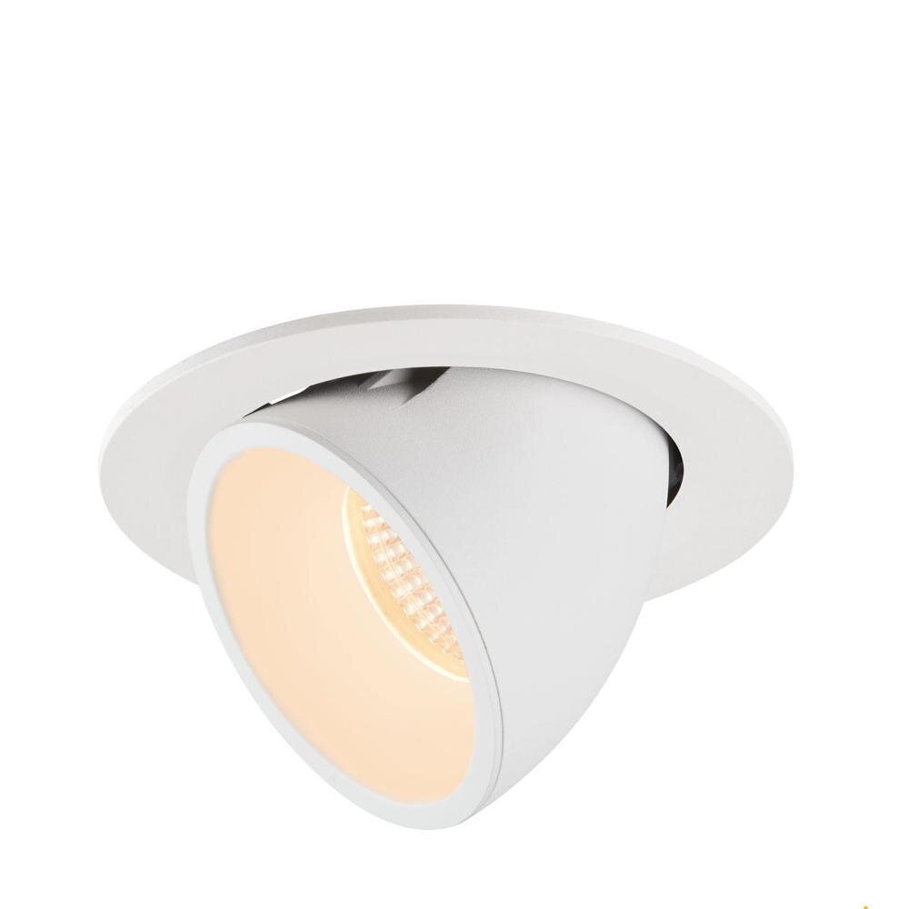 LED Deckeneinbauleuchte Numinos Gimble in Weiß 25,4W 2250lm 2700K 55° günstig online kaufen