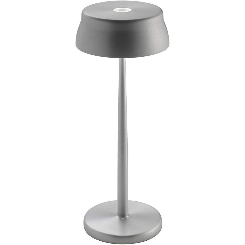 LED Akku Tischleuchte Sister Light in Silber 3W 270lm IP65 günstig online kaufen