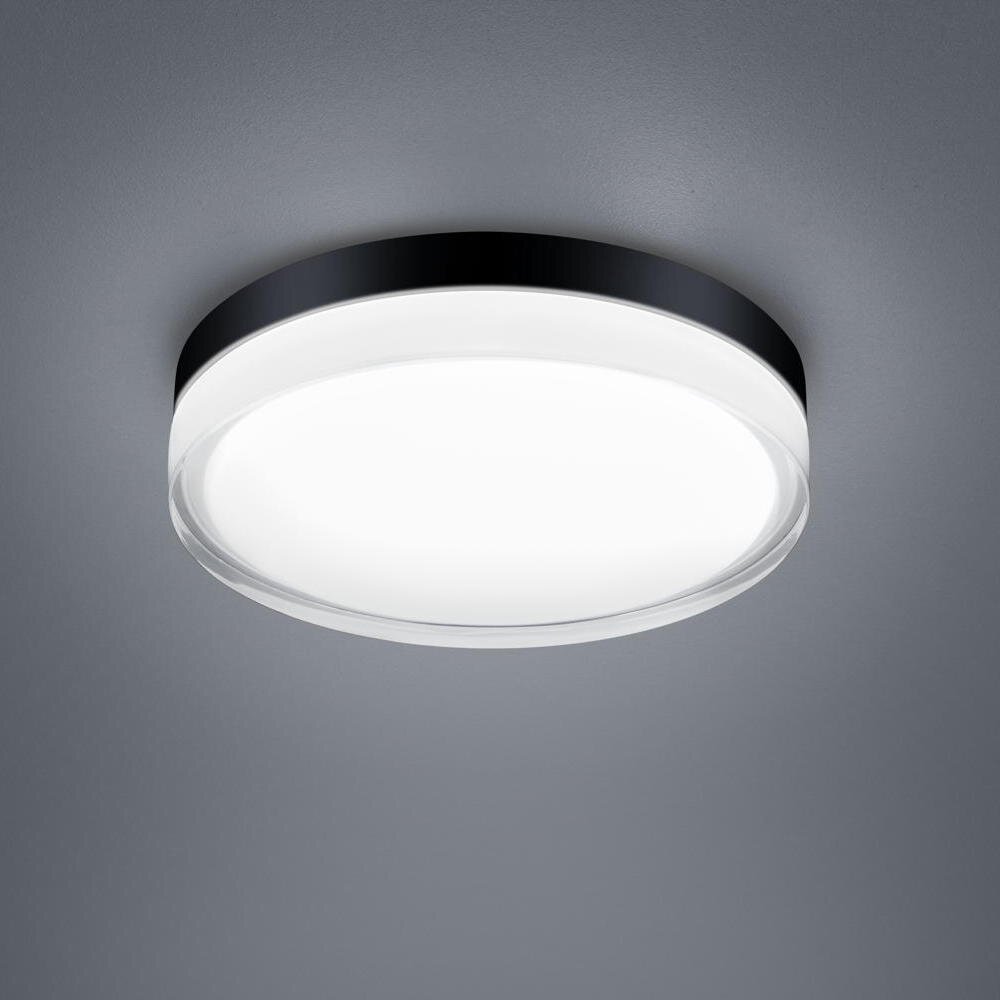 LED Deckenleuchte Tana in Schwarz-matt 18W 870lm IP44