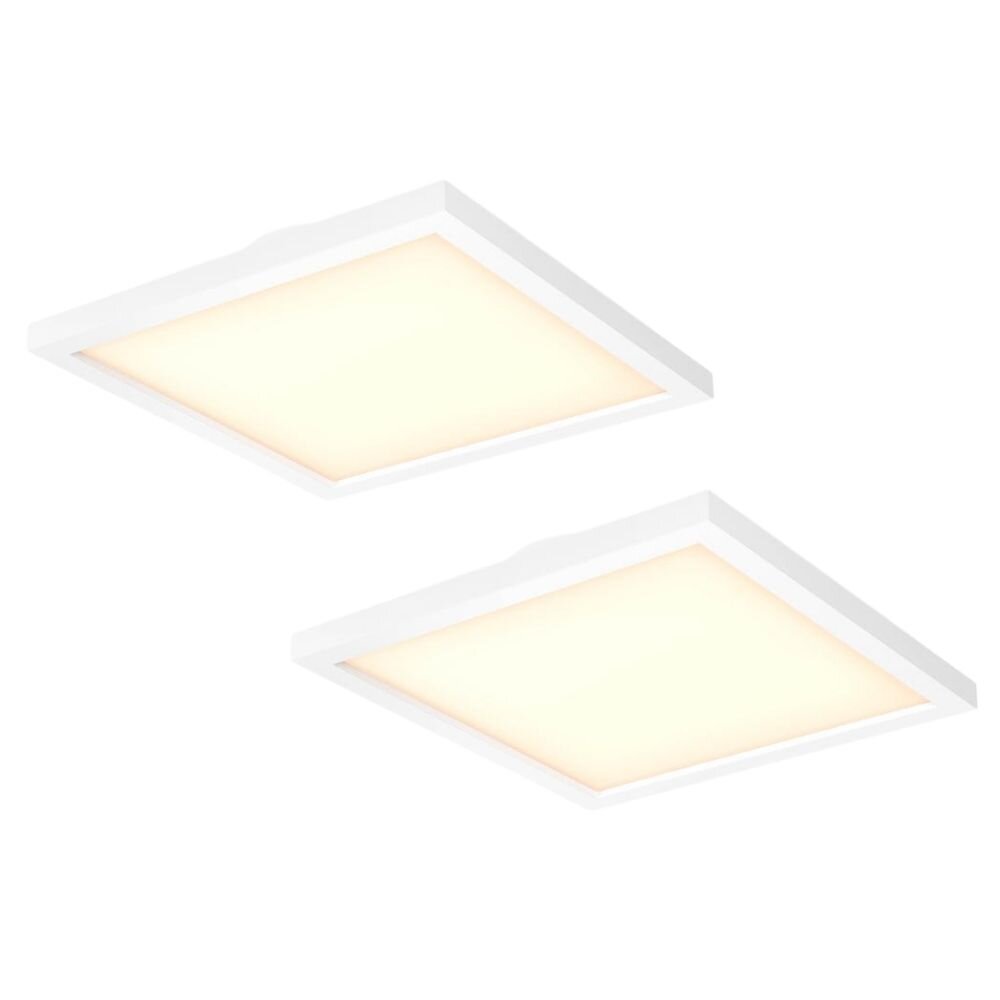 LED Philips Hue Panel White Ambiance Aurelle in Weiß 39W 3750lm 600x600 Doppelpack