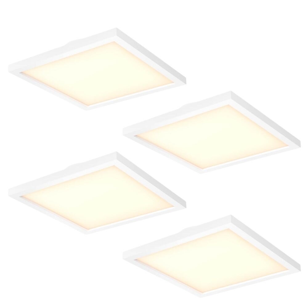 LED Philips Hue Panel White Ambiance Aurelle in Weiß 39W 3750lm 600x600 Viererpack