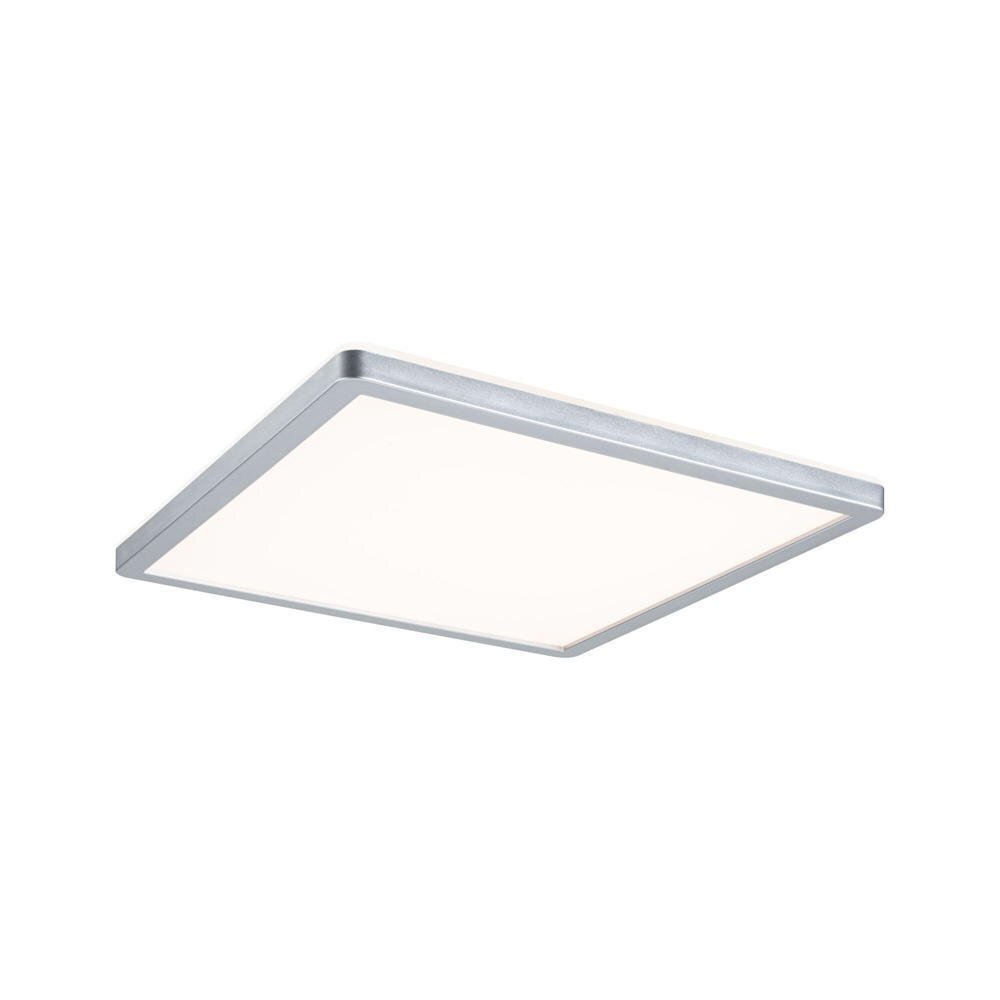 LED Deckenleuchte Atria Shine in Chrom-matt 16W 1600lm 3000K quadratisch günstig online kaufen