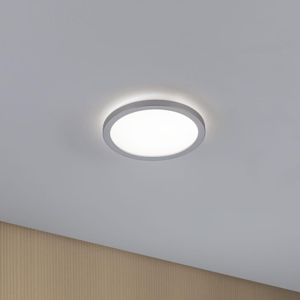 LED Deckenleuchte Atria Shine in Chrom-matt 11,2W 850lm 4000K rund