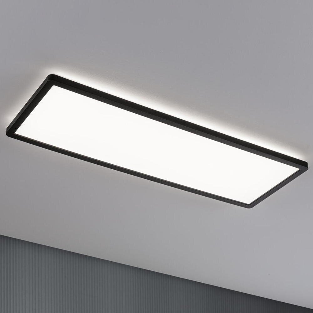 LED Deckenleuchte Atria Shine in Schwarz 22W 1800lm 4000K