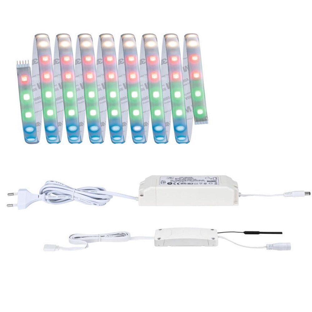 Paulmann MaxLED LED Streifen Wohnzimmer Schlafzimmer LED modern Silber Kunststoff 1-flammig