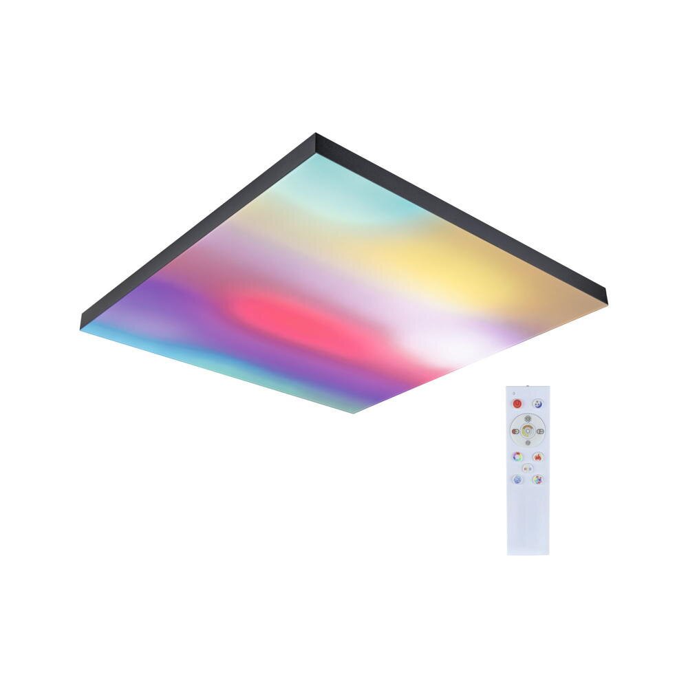 LED Deckenleuchte Velora Rainbow RGBW in Schwarz 31W 2820lm