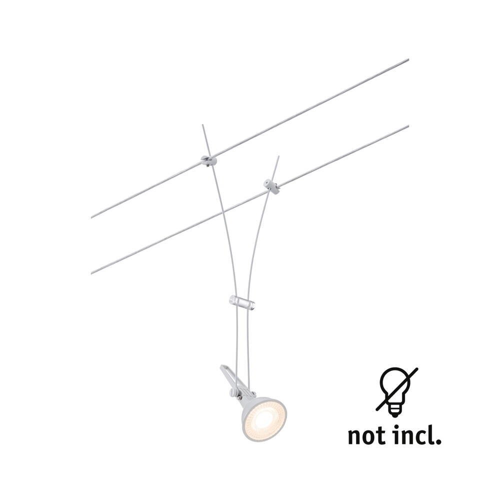 Paulmann "CorDuo Seilsystem Comet Einzelspot GU5,3 max. 50W dimmbar 12V Wei günstig online kaufen