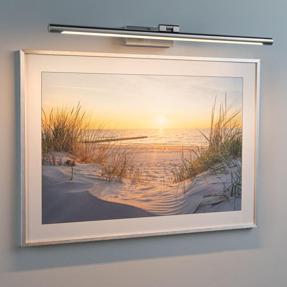Paulmann Mingo Display & Bilderleuchte Flur Wohnzimmer Schlafzimmer LED modern Aluminium-gebürstet Metall 1-flammig