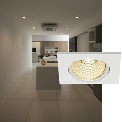 Einflammiger LED-Einbaustrahler New Tria 68, Clipfedern,...