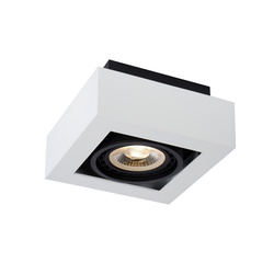 LED Deckenstrahler ZEFIX GU10 12W in Weiss 1-flammig...