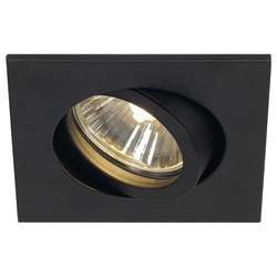 Deckeneinbauleuchte New Tria 68 eckig in Schwarz GU10...