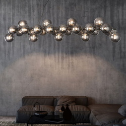 Pendelleuchte Dallas 25-flammig 1235mm chrom [Gebraucht -...