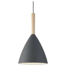 Designer Pendelleuchte Pure, E27, grau, by Bonnelycke MDD...