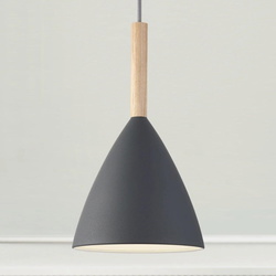 Designer Pendelleuchte Pure, E27, grau, by Bonnelycke MDD...