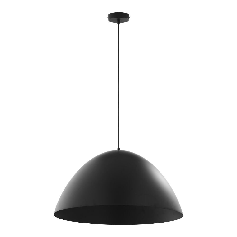 famlights | Pendelleuchte Lean in Schwarz E27 500mm