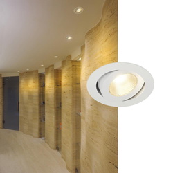 LED Einbaustrahler Contone, weiß, schwenkbar,...