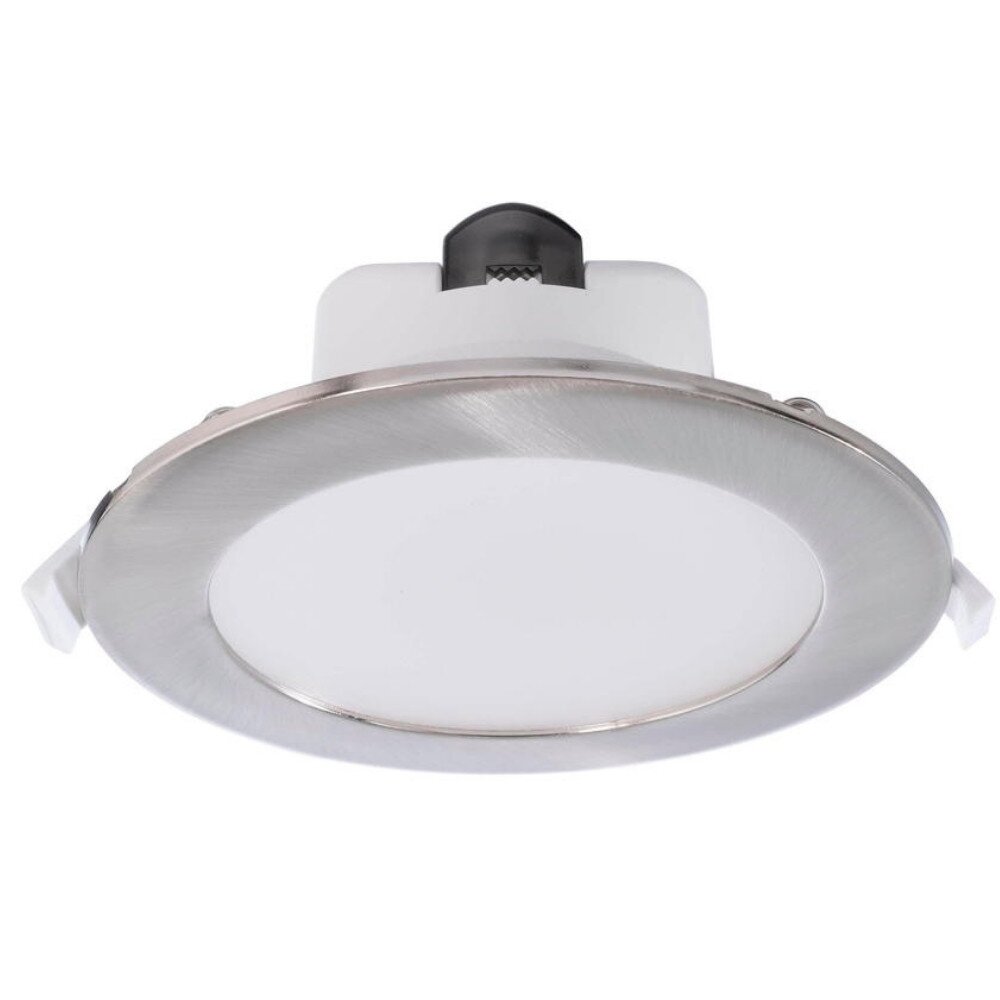 LED-Deckeneinbauleuchte Acrux, Ø 15 cm, silber matt, CCT günstig online kaufen