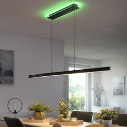 LED Pendelleuchte Q-Arian in Anthrazit 4x 13,75W 2000lm