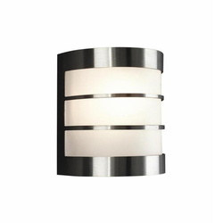 Wandleuchte Calgary in Edelstahl E27 IP44