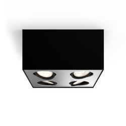 LED Spot Box in Schwarz 4x 4,5W 2000lm