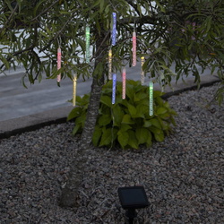 LED Solar Lichterkette Bubbly in Transparent 10x 0,03W...