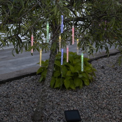 LED Solar Lichterkette Bubbly in Transparent 10x 0,03W...