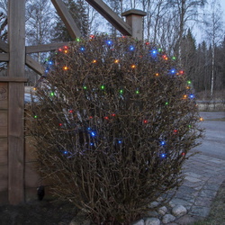 LED Lichternetz RGBW in Schwarz und Mehrfarbig 80x 0,06W...