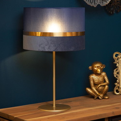 Tischleuchte Extravaganza Tusse in Blau und Gold E14