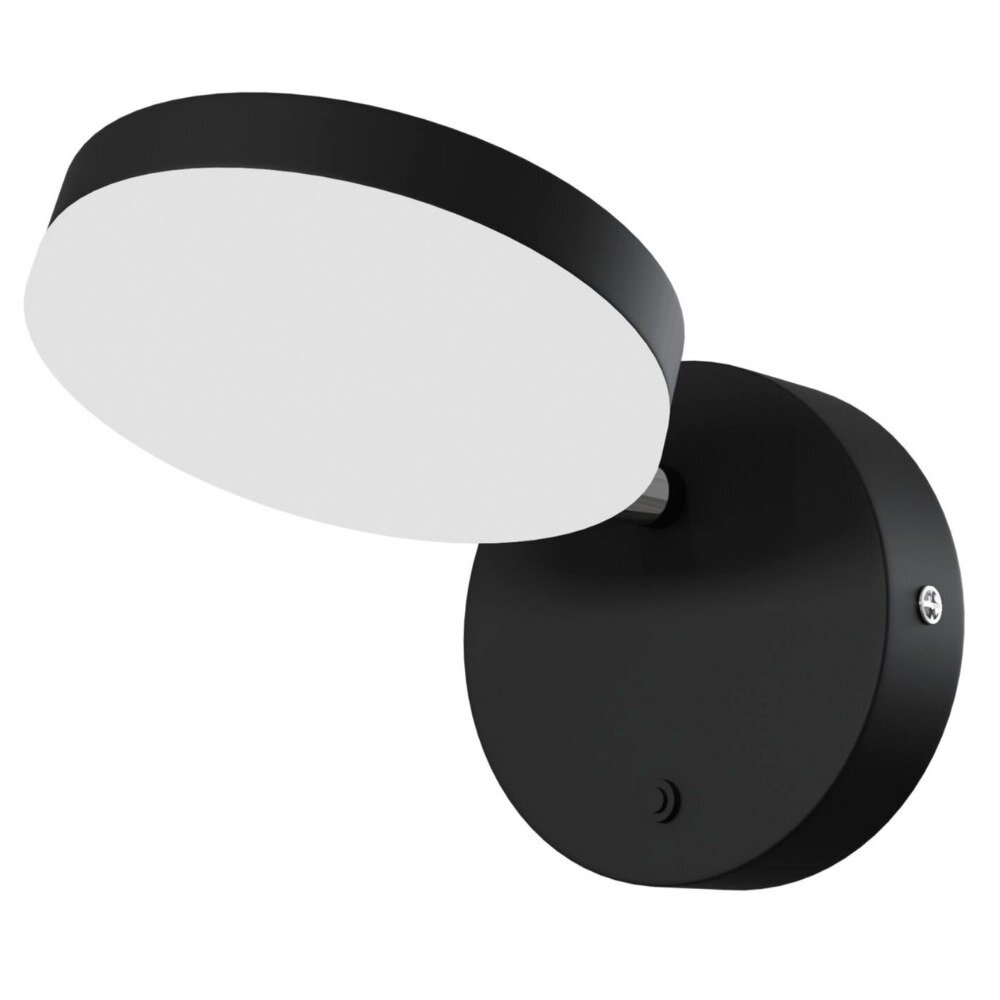 LED Wandleuchte Fad in Schwarz 6W 450lm