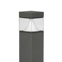 LED Wegeleuchte in Anthrazit 22W 2500lm IP54 eckig