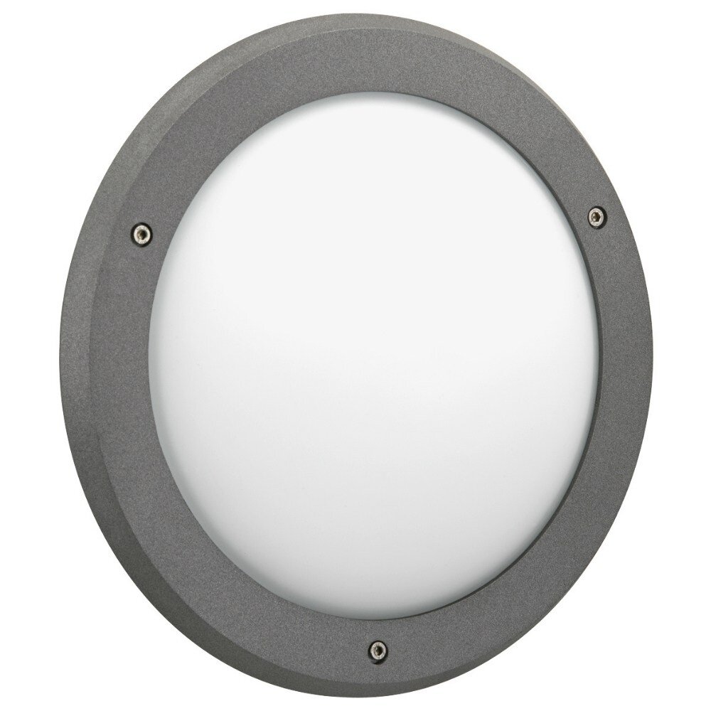 LED Wandleuchte in Anthrazit und Weiß 12W 1200lm IP44