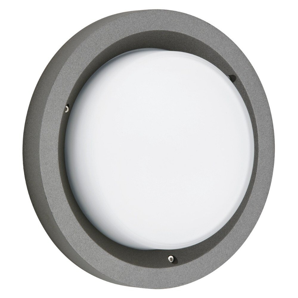 LED Wandleuchte in Anthrazit und Weiß 12W 1200lm IP54