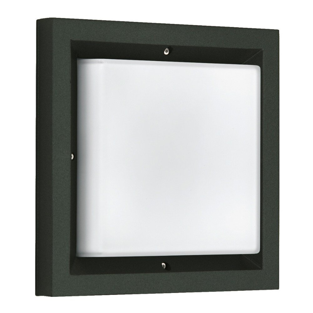 LED Wandleuchte in Schwarz und Weiß 12W 1200lm IP54 eckig