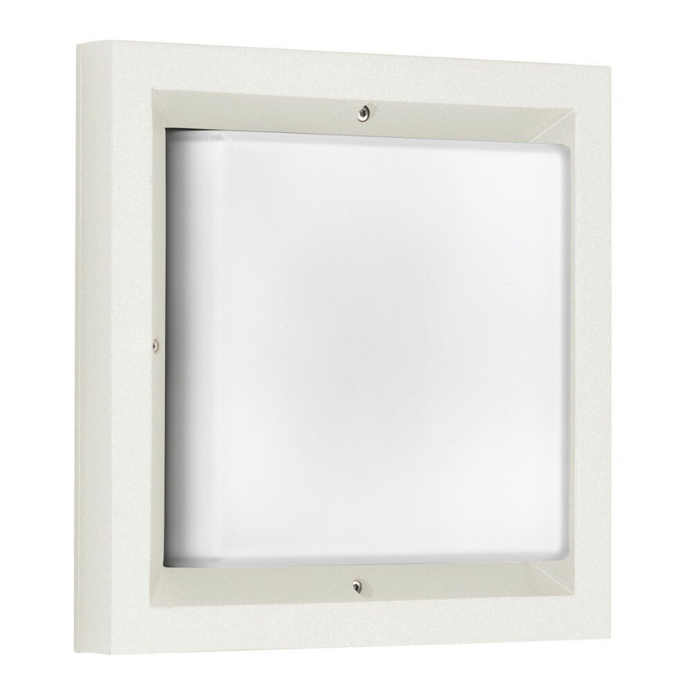 LED Wandleuchte in Weiß 12W 1200lm IP54 eckig