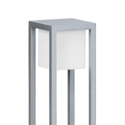 LED Wegeleuchte in Silber und Weiß 10W 900lm IP54