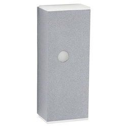 Wandleuchte in Silber GU10 2-flammig IP44 mit...
