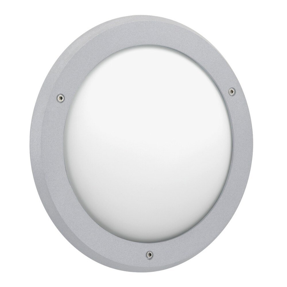 LED Wandleuchte in Silber und Weiß 12W 1200lm IP44