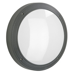 LED Wandleuchte in Anthrazit und Weiß IP65