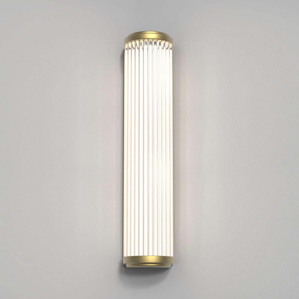 LED Wandleuchte Versailles in Gold-matt und Weiß 12W 661lm IP44 370mm günstig online kaufen