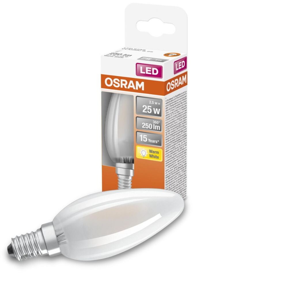 Osram LED-Leuchtmittel E14 Kerzenform 4 W Neutralweiß 470 lm 10 x 3,5 cm (H günstig online kaufen