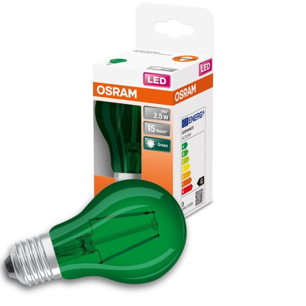 Osram LED-Leuchtmittel E27 Glühlampenform 2,5 W 45 lm 10,5 x 6 cm (H x Ø) günstig online kaufen